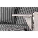 thumbnail of Strandkorb Komplettset - bene living - Ammersee Mahagoni washed grey - PE Koboo grey - Modell 500 - inkl. Liftersystem