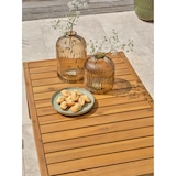 thumbnail of Salon bas de jardin 4 places en bois d'acacia, coussins vert olive - ARACAJU