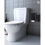 thumbnail of KOMPLETT-SET Toilettenkabine: Toilettenpapierspender + SENSOR Sitzreinigung + Reinigungsschaum + Füllmittel