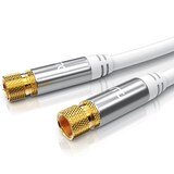 thumbnail of Primewire SAT-Kabel, Koax, F-Stecker, Premium HDTV SAT Koaxialkabel, 4fach Schirmung, 135dB, 75 Ohm - 1m