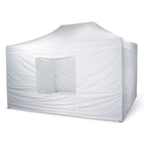 thumbnail of Kit 4 teli laterali di ricambio bianco per gazebo 3 X 4,5 richiudibile Market