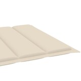 thumbnail of vidaXL Sonnenliegen-Auflage Creme 200x70x3 cm Oxford-Gewebe