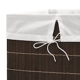 thumbnail of Helloshop26 - Rechthoekige wasmand 40 x 30 x 60 cm donkerbruin bamboe 02_0006130