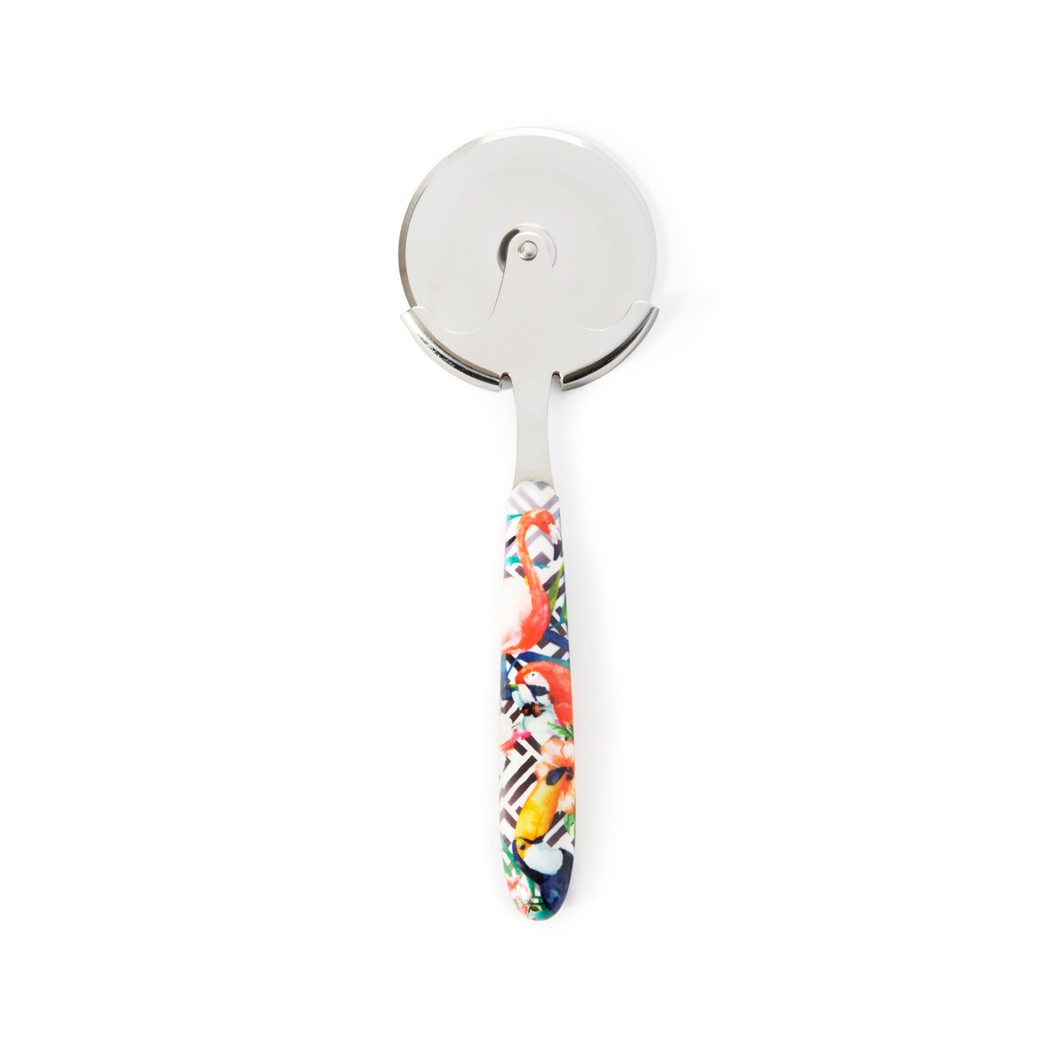 Excelsa Pizzaschneider Tropical Chic Stahl 19x1,5x6,3 cm Bunt