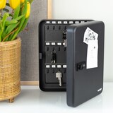 thumbnail of HMF 14500-02 Schlüsselkasten mit Zahlencode, 45 Haken, 30 x 24 x 7,5 cm, Schwarz