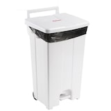 thumbnail of GILAC Collecteur à pédale 2 roues + couvercle - 100 L - Blanc G614421