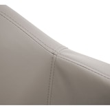 thumbnail of Décoshop26 - 2x chaises de salle à manger cuisine en synthétique taupe gris pieds en métal design moderne 04_0000418