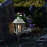 thumbnail of Laterne mit Mini LED Kerze mit 2 wechselbaren Spitzen und Erdspieß