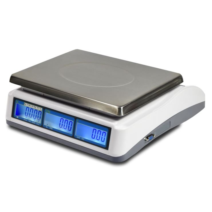 Balance poids-prix pour commerce fruits et légumes TW - 15/30kg - 5/10g (avec vignette verte 2 ans et carnet métrologique)