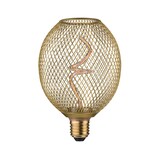 thumbnail of Paulmann Metallic Glow Standard 230 V Globe LED  180lm 4W 1800K gradable Laiton 29259