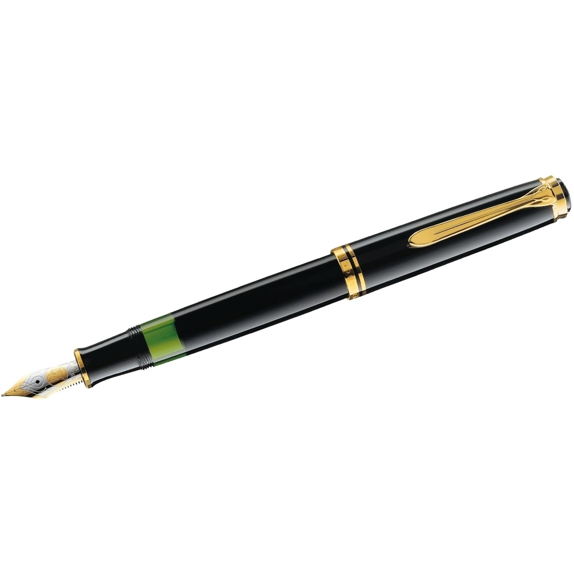 Kolbenfüllhalter Souverän M800 Feder M schwarz