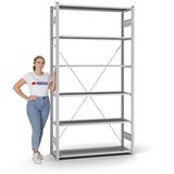 thumbnail of PROREGAL Profi-Lagerregal Stecksystem | Grundregal/Grundfeld | HxBxT 250x130x40cm | Fachlast 95kg | Verzinkt