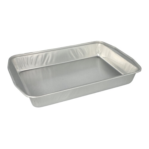 Starpak, Braadschalen aluminium hoekig 3,15 l 5 cm x 25 cm x 36,6 cm zilver