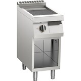 thumbnail of KBS Elektro-Grillplatte gerillt verchromt 5,4Kw 1 Heizzone Offener Unterbau