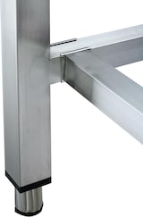 thumbnail of Tavolo lavoro in acciaio inox 70x70x85 cm