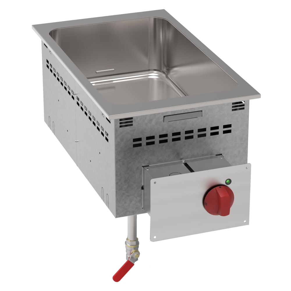 EURAST - Banho-maria elétrico drop-in gn 1/1 - 350x600x250 mm - 1300 W 230/1V - 12530631