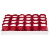 thumbnail of Refill Kerzen / Teelichteinsatz in Rot, Ø50x65 mm, 24 Stück - Brenndauer ca. 24 Std.