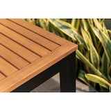 thumbnail of METRO PROFESSIONAL Mesa de bar Lynx, aluminio/madera de eucalipto, 71.5 x 71.5 cm, negro