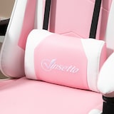 thumbnail of Vinsetto silla gaming reclinable silla gamer giratoria con reposacabezas reposapiés cojín lumbar altura ajustable para oficina estudio 64x67x119-127cm
