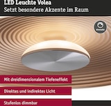 thumbnail of Paulmann LED Deckenleuchte Volea IP44  3000K 1300lm / 0lm 230V 4W / 18,5W dimmbar Schwarz#Gold 71180