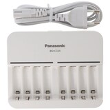 thumbnail of 8fach Panasonic Schnell-Ladegerät und 8 Stück eneloop Standard Mignon AA BK-3MCC