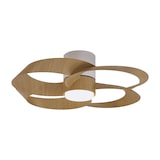thumbnail of Ventilador de Techo Mantra Rose Blanco/Madera 24W LED CCT Ø65cm