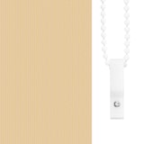 thumbnail of vidaXL Verdunkelungsrollo Beige 45x175cm Stoffbreite 40,7 cm Polyester