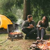 thumbnail of Outsunny Barbecue a Gas Pieghevole con Coperchio e 2 Bruciatori