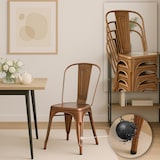 thumbnail of Juego de 4 sillas Benedikt Cobre