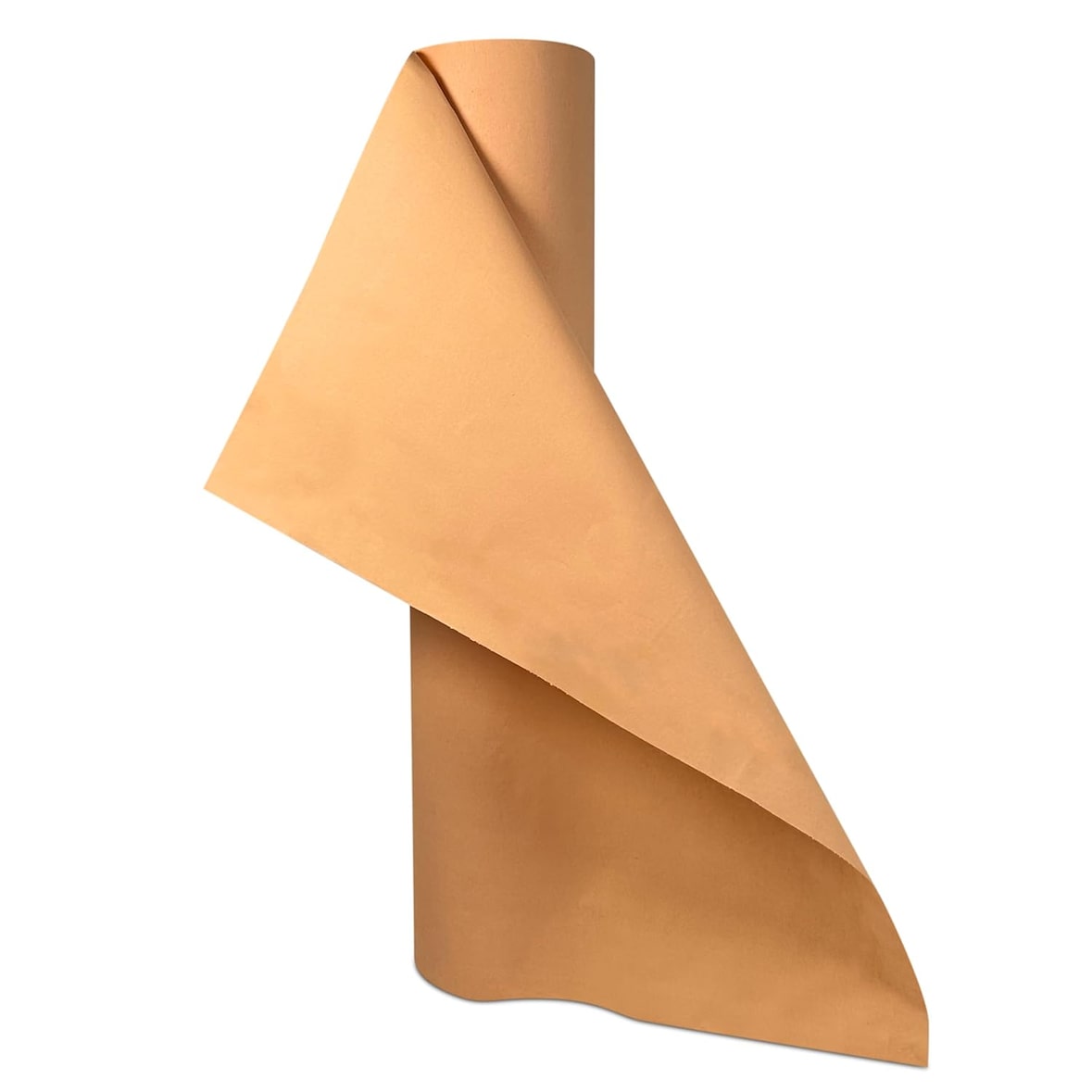 Papel crepom de cor salmão 60 cm x 65 m | 1 rolo sem pré-corte