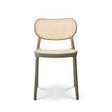 thumbnail of Silla de comedor verde de estilo vintage