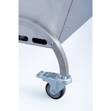 thumbnail of METRO Professional Holzkohle-/Spanferkelgrill, Edelstahl, 160 x 42 x 95 cm, mit elektrischem Drehspieß, inkl. Grillabdeckung, silber