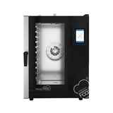 thumbnail of Forno professionale gas combinato convezione vapore per 11 teglie GN 2/1 - comandi touch