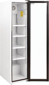 thumbnail of Frigorífico expositor de bebidas de slimline, branco, com porta de vidro, Polar 300L CS586