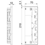 thumbnail of OBO Bettermann Endstück GK-E70210RW 6274780