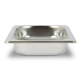 thumbnail of VERTES GN Container 1/4 Gastro Standard (roestvrij staal, 40 mm diep zonder deksel, hygiënisch, temperatuurbestendig van -40° tot +300°C)