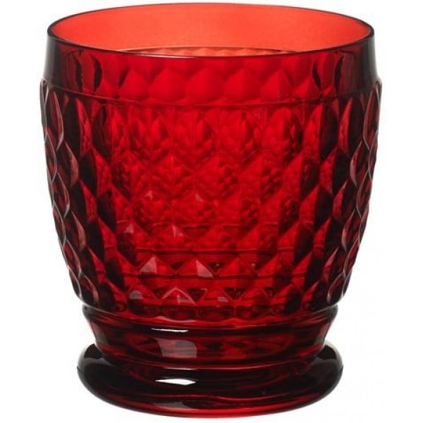 Villeroy & Boch Boston Coloured Becher / Wasserglas / Saftglas / Cocktailglas Red 10cm 200ml