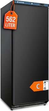 thumbnail of GastroHero Lagertiefkühlschrank ECO 600 Schwarz 562 Liter Umluftkühlung -23 bis -18 °C digitales Thermostat Gewerbe Tiefkühlschrank