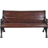 thumbnail of Panchina in legno massiccio e ghisa L145xPR65xH77 cm