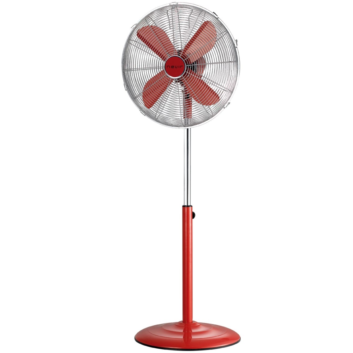 Ventilatore da pavimento Nvr-vpm40-r 40cm/ 50w/ 3 Velocità/ Lame Alluminio/ Rosso