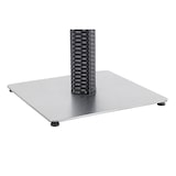 thumbnail of METRO PROFESSIONAL Table haute Gastro Barbados, alu/poly rotin, 70 x 70 cm, plateau imitation pierre, noire