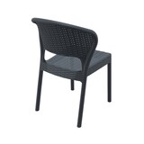 thumbnail of Chaise Sarah hôtel restaurant gris fonçée 53x60x82 France Mobilier Chr