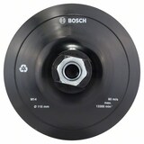 thumbnail of Stützteller mit Klettverschluss, 115 mm, 13.300 U/min