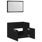 thumbnail of vidaXL 2-tlg. Badmöbel-Set Schwarz Eichen-Optik Holzwerkstoff