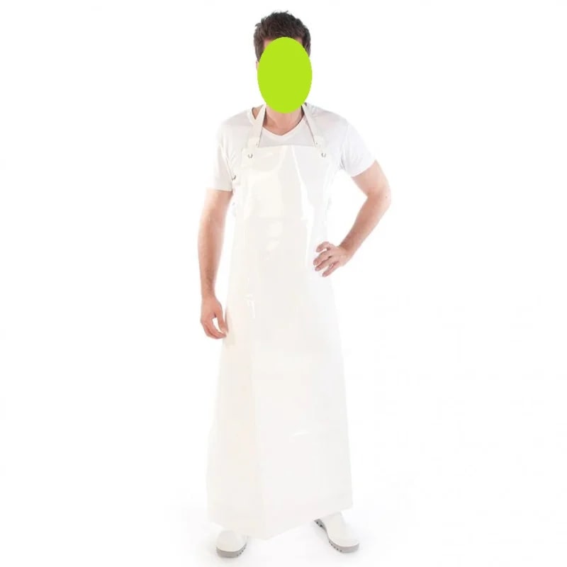 Gummischürze "Strong Rubber" aus Nitrilkautschuk Weiss 110 cm 5 Stück