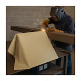 thumbnail of Bâche soudure anti-feu 1x1m - Protection Thermique 550 °C - Fibre de verre Couverture de soudage M0