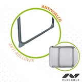 thumbnail of Mesa dobrável baixa Aktive branca