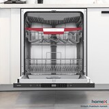 thumbnail of homeX Geschirrspüler 60 cm, Einbau Spülmaschine vollintegrierbar - 14 Maßgedecke, 8 Programme, AquaStop, DWFI601444C