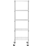 thumbnail of Royal Catering - Opbergrek met wielen - 60 x 45 x 190 cm - 50 kg - 4 rollen -