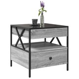 thumbnail of vidaXL Couchtisch mit Infinity-LED Grau Sonoma 50x50x51 cm